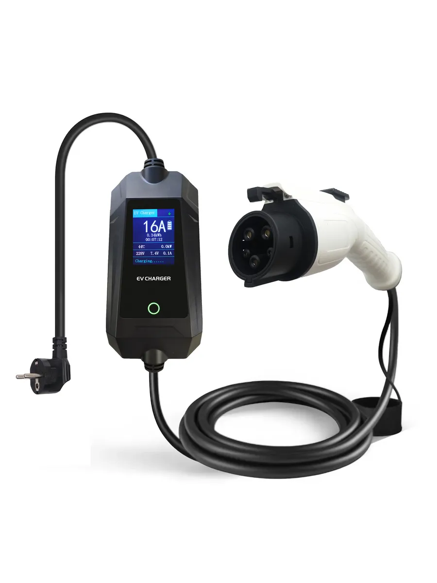 ENJOE Level 2 Portable EV Charger (11KW/16A) Type 1