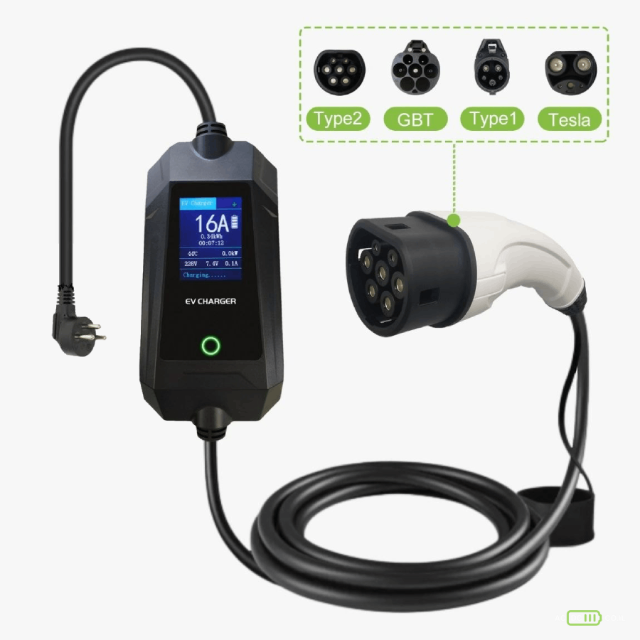 Portable EV Charger (3.5kW/16A)