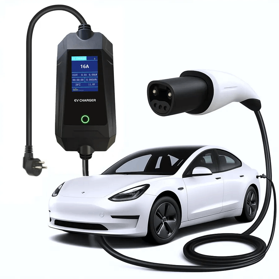 Portable EV Charger (3.5kW/16A) Tesla