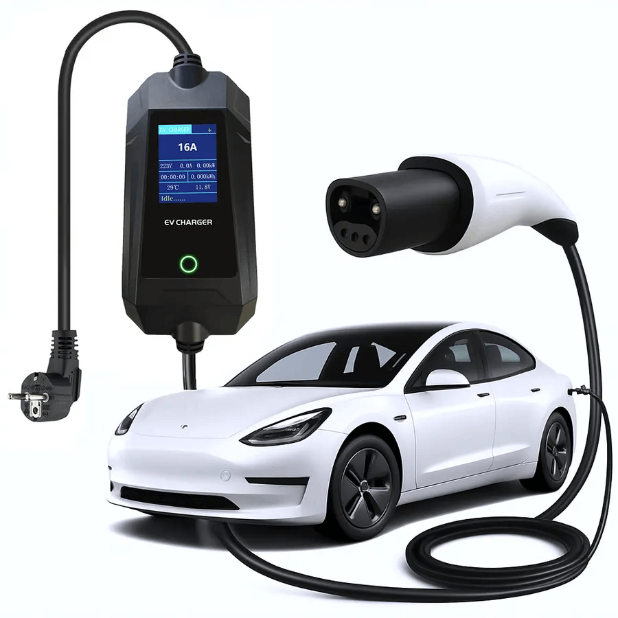 Portable EV Charger (3.5kW/16A) Tesla