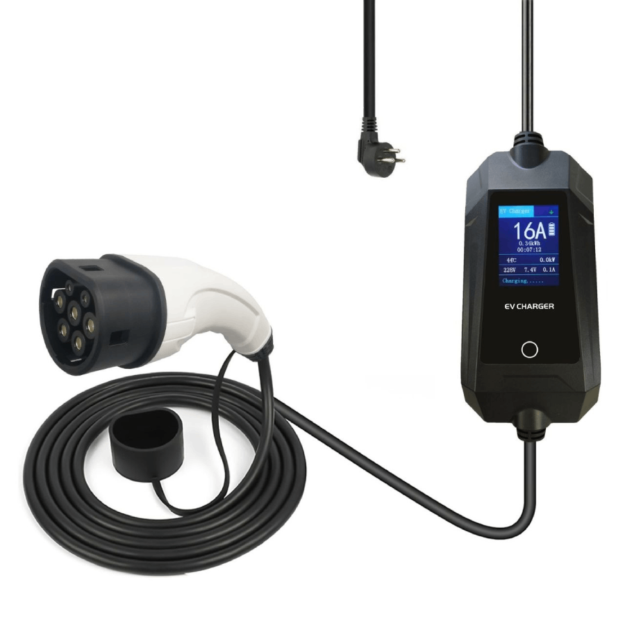 Portable EV Charger (3.5kW/16A) Type 2